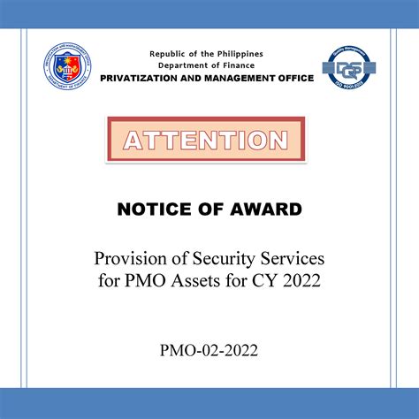 alexis security agency|Notice of Award – Provision of Security Services for CY 2024.